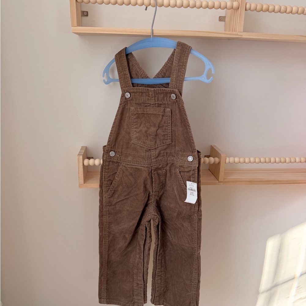 GAP Kids Brown Corduroy Overalls